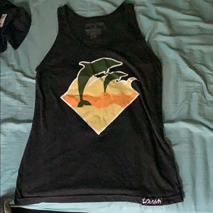 Pink dolphin tank top